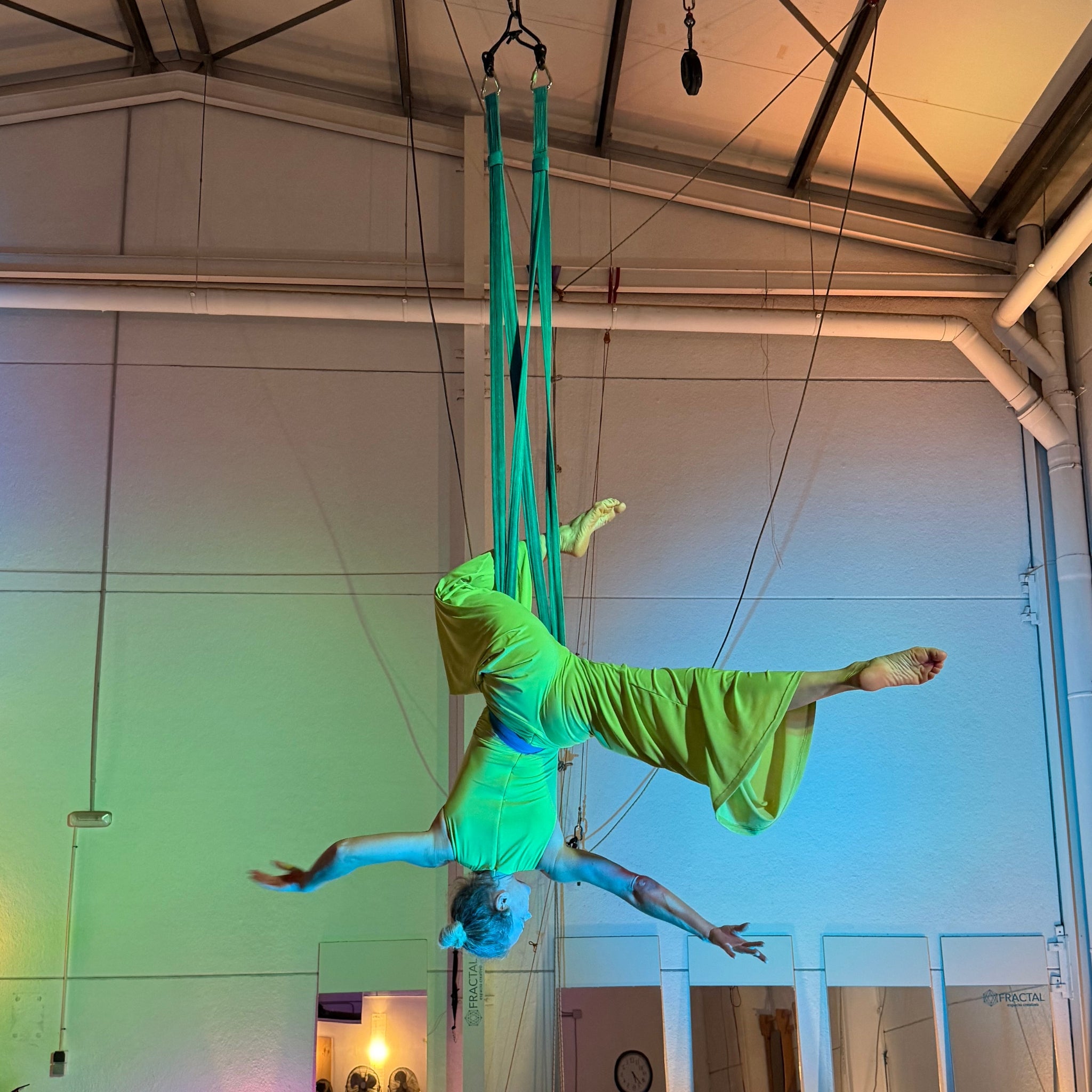 Heavy-Duty Aerial Straps and Bodyloops with Velvet Covering for Aerial Dance