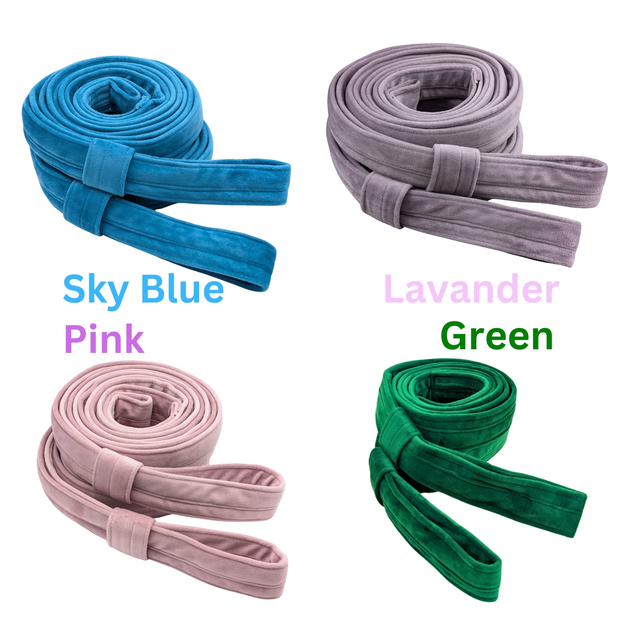 Heavy-Duty Aerial Straps and Bodyloops with Velvet Covering for Aerial Dance